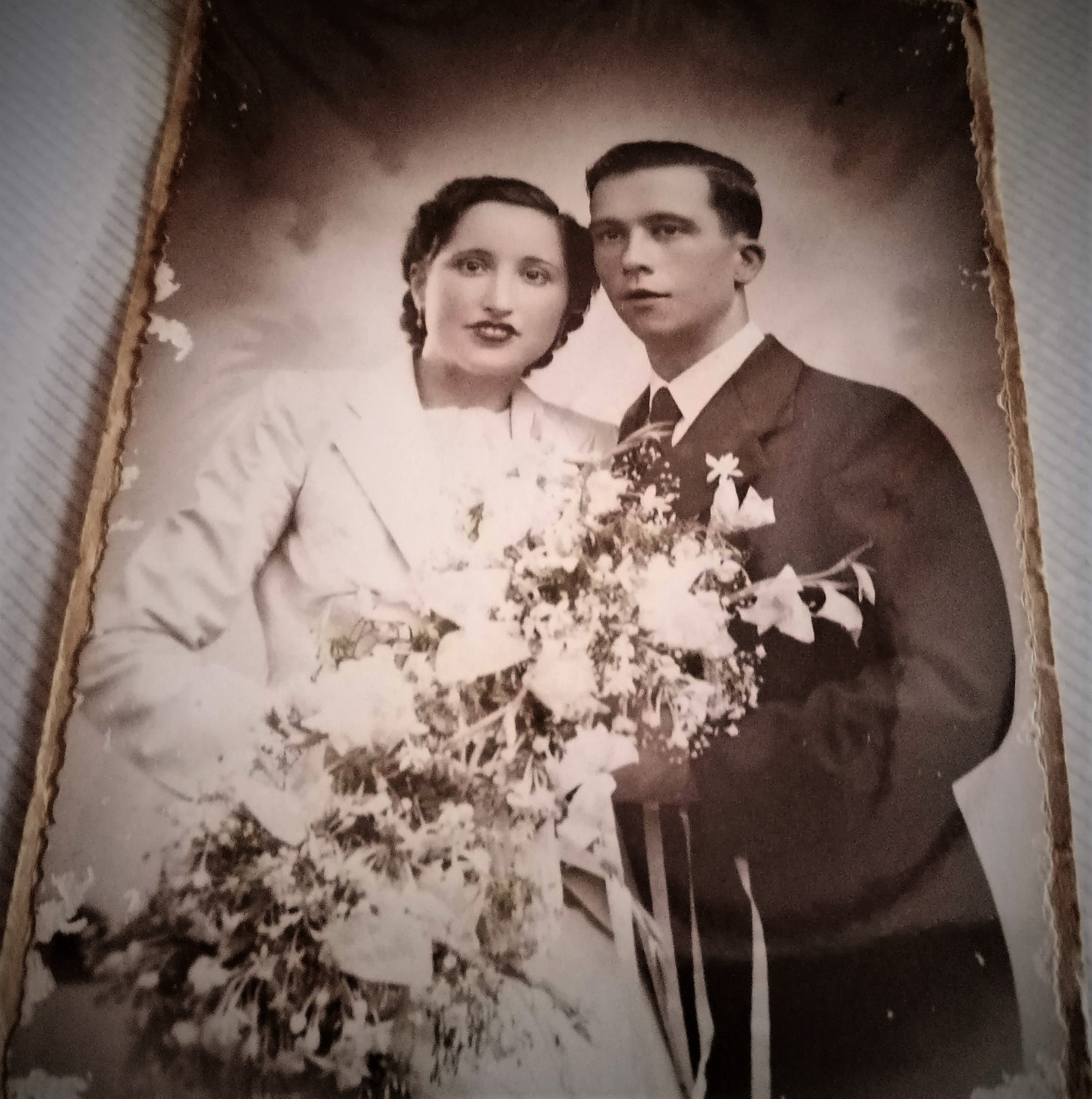 Casament pares de la Carme. Agost del 1939
